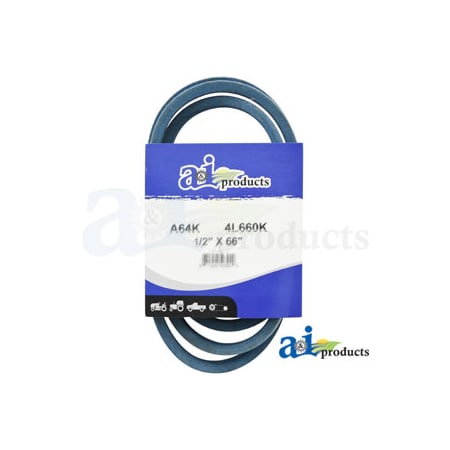 Aramid Blue V-Belt (1/2 X 66 ) 9.5 X5 X2